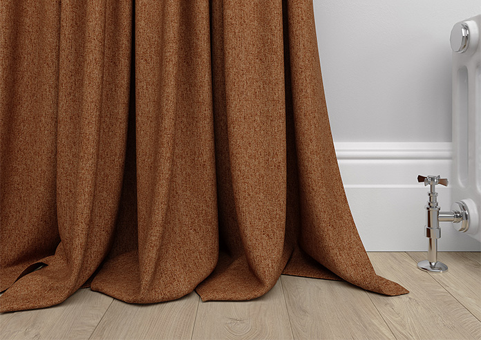Harris, Burnt Orange - Made to Measure Curtains - Image 6